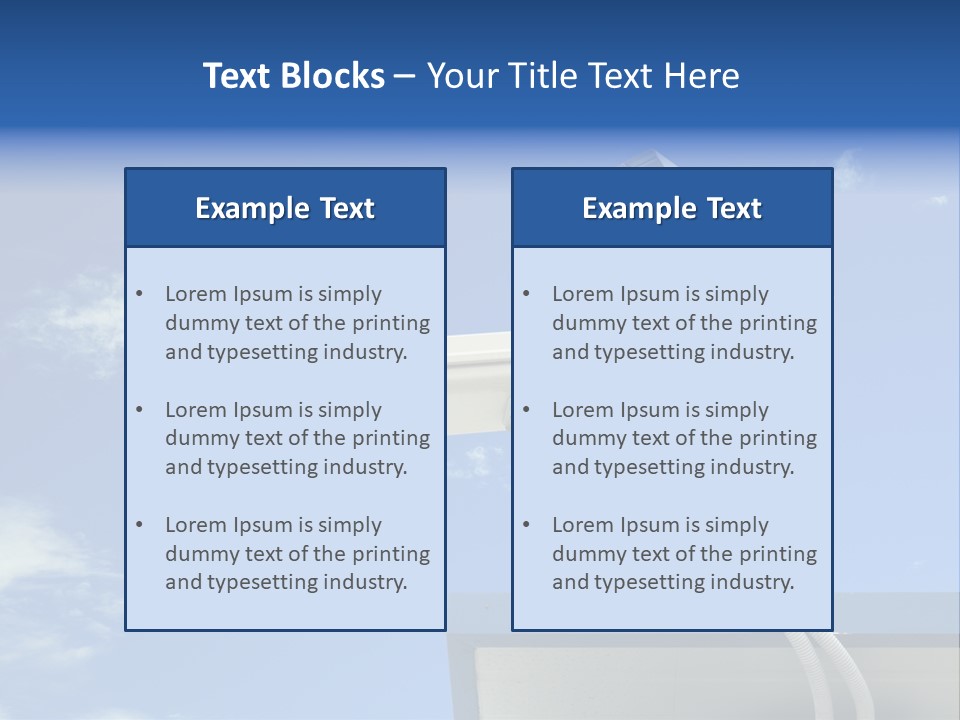 Safety Outdoor Eye PowerPoint Template
