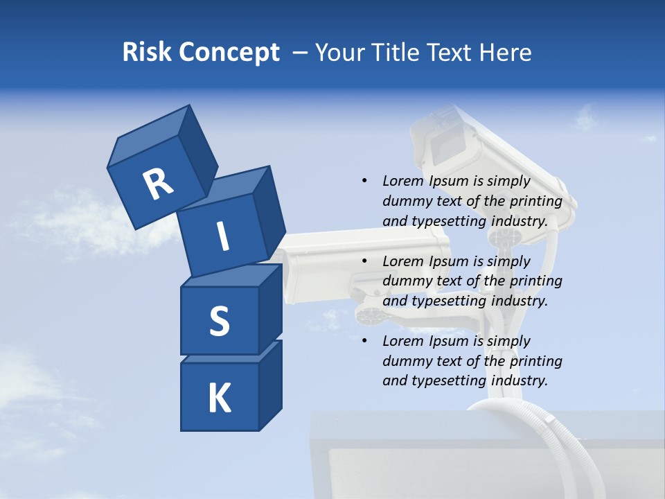 Safety Outdoor Eye PowerPoint Template