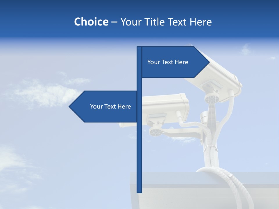 Safety Outdoor Eye PowerPoint Template