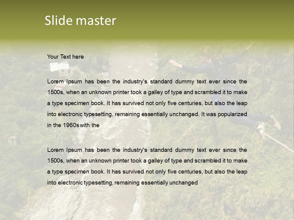 Rock Risk Safety PowerPoint Template