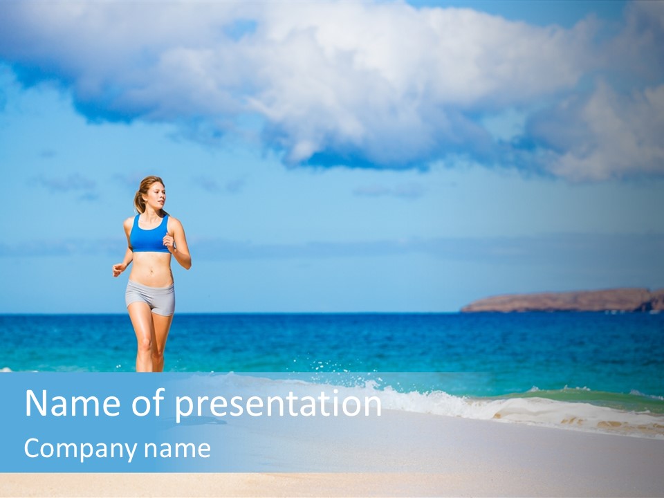 Portrait Training Summer PowerPoint Template