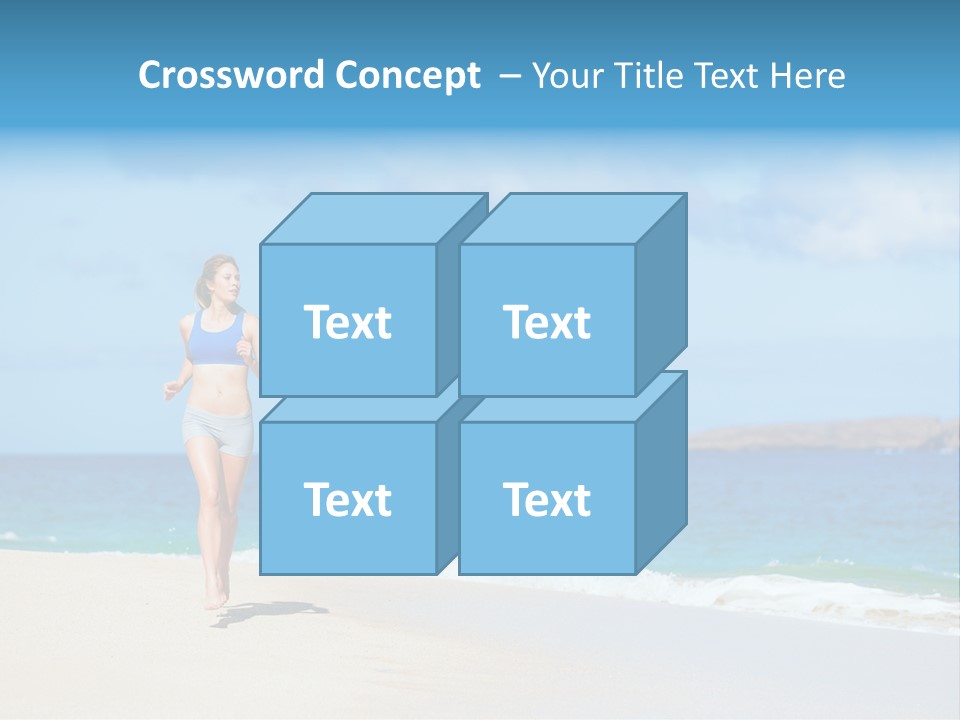 Portrait Training Summer PowerPoint Template
