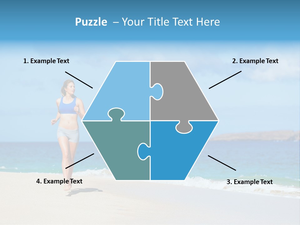 Portrait Training Summer PowerPoint Template