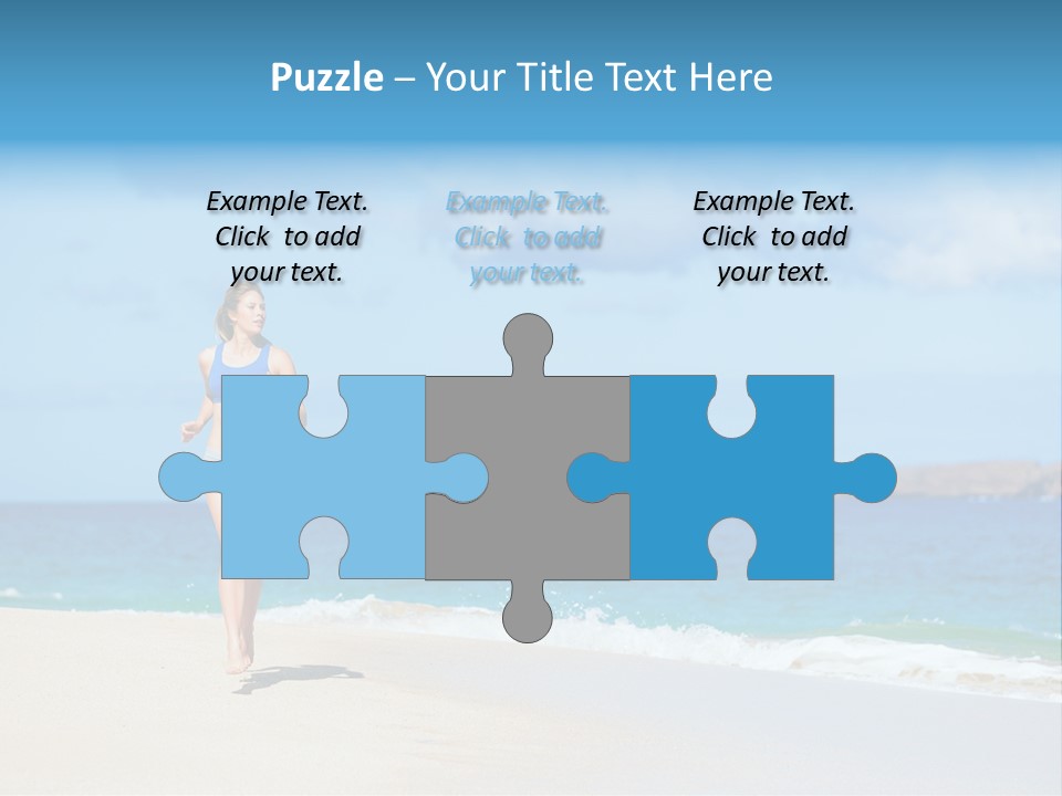 Portrait Training Summer PowerPoint Template