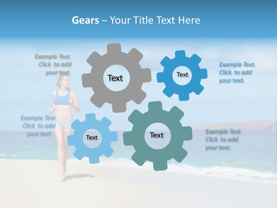 Portrait Training Summer PowerPoint Template