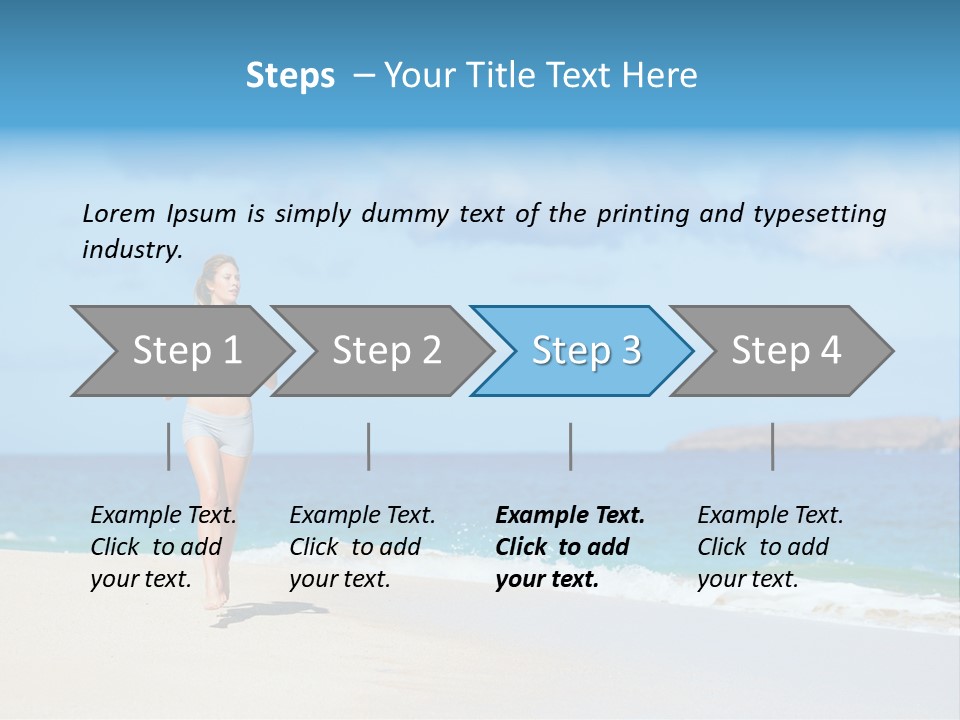 Portrait Training Summer PowerPoint Template