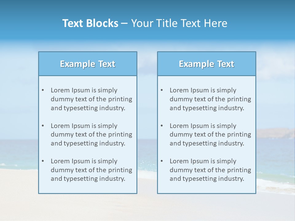 Portrait Training Summer PowerPoint Template
