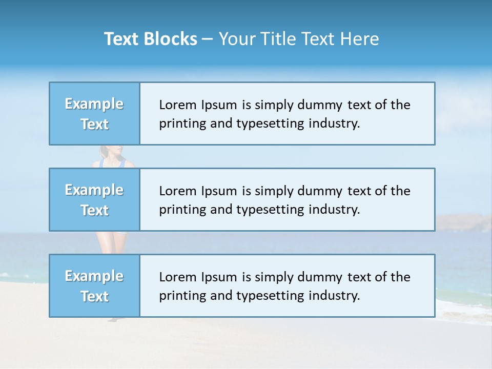 Portrait Training Summer PowerPoint Template