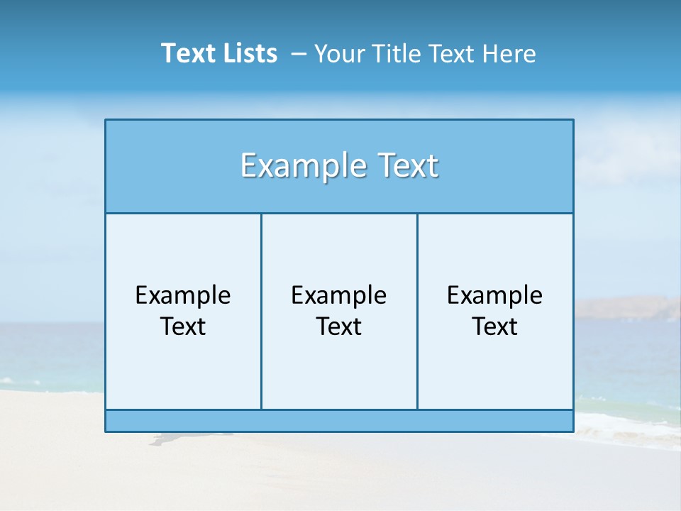 Portrait Training Summer PowerPoint Template