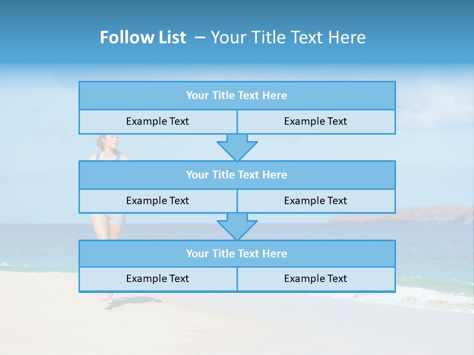 Portrait Training Summer PowerPoint Template