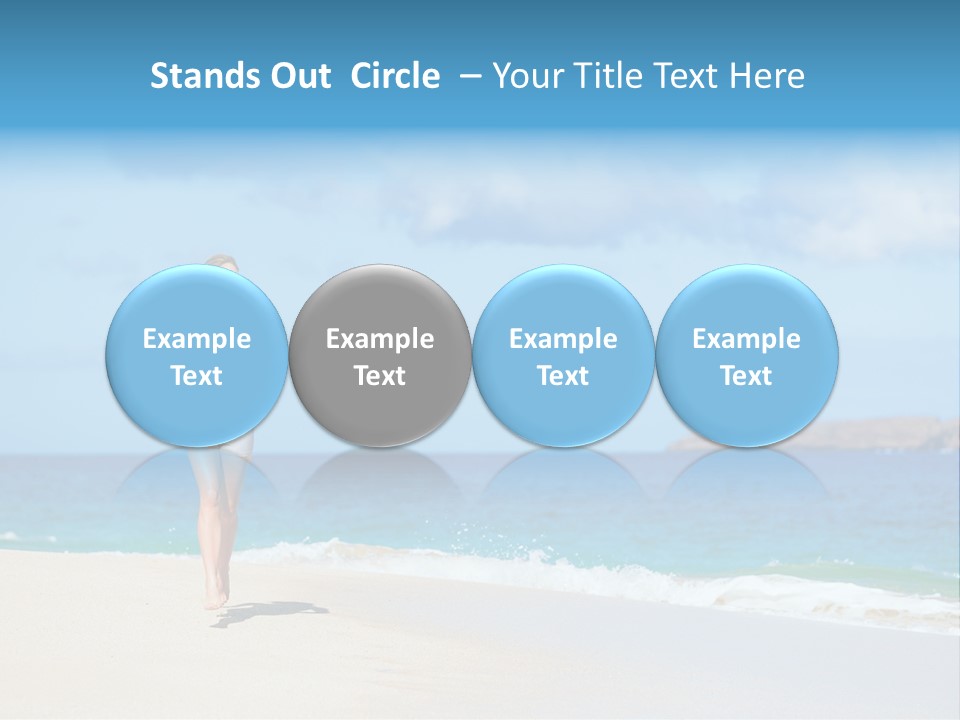 Portrait Training Summer PowerPoint Template