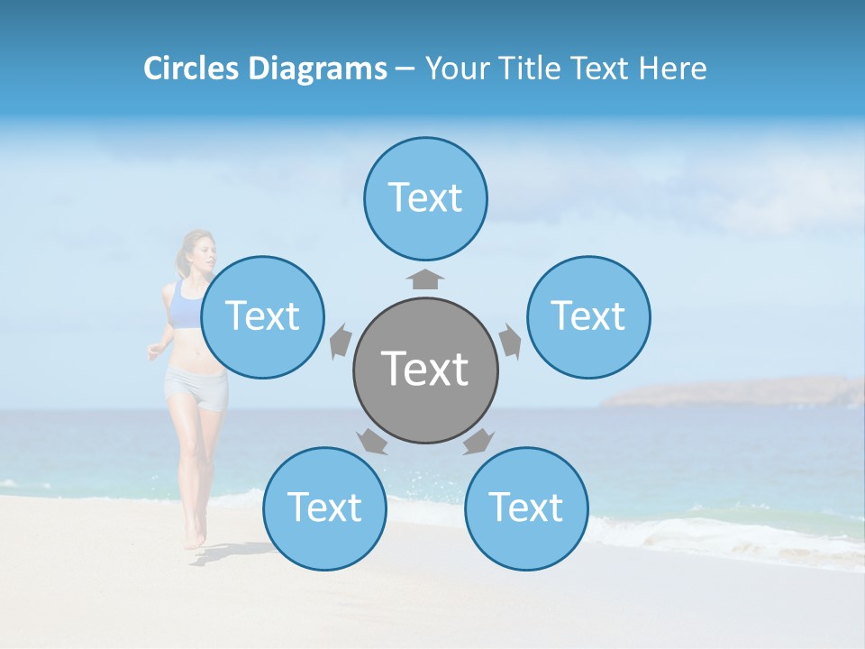 Portrait Training Summer PowerPoint Template