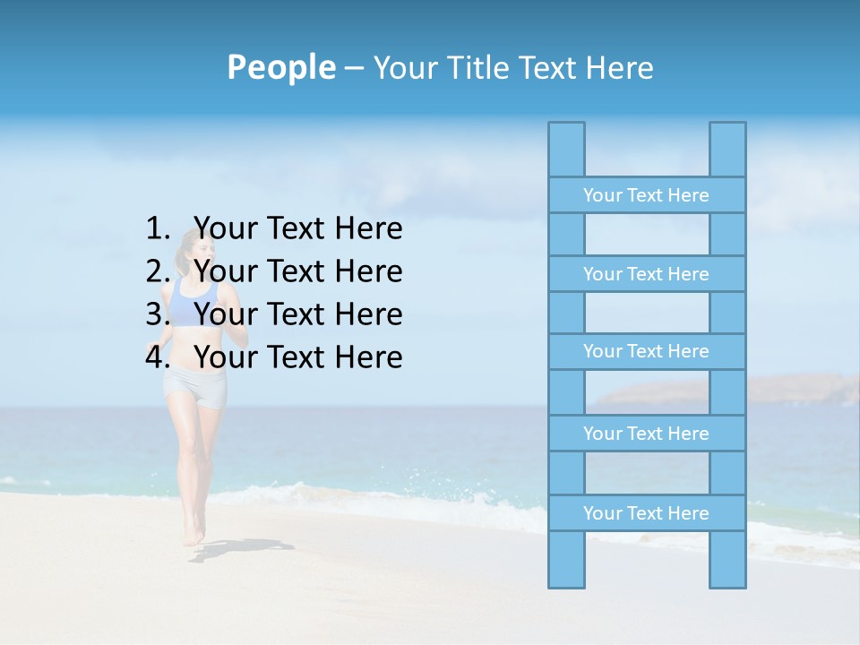 Portrait Training Summer PowerPoint Template