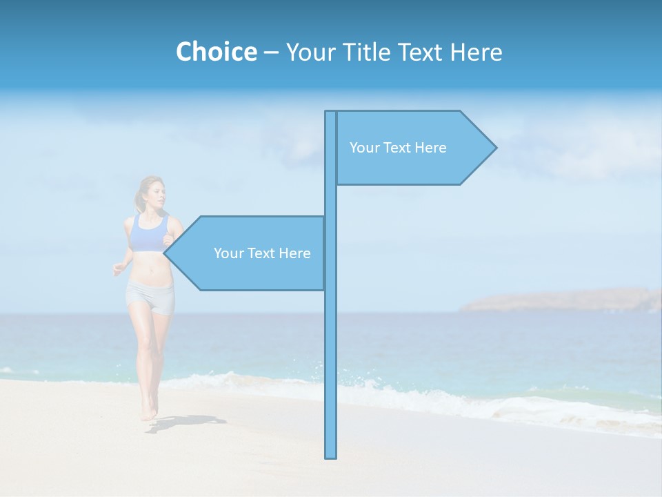 Portrait Training Summer PowerPoint Template