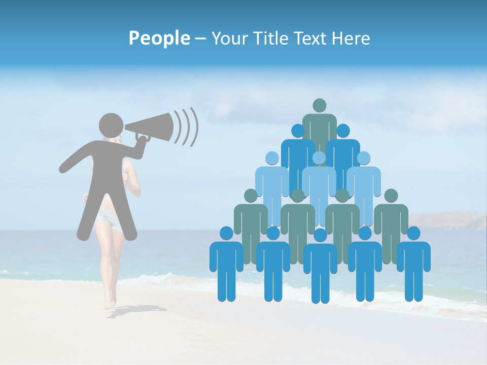 Portrait Training Summer PowerPoint Template