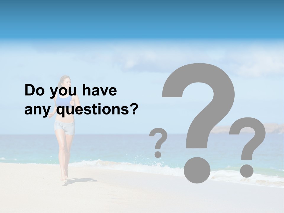 Portrait Training Summer PowerPoint Template