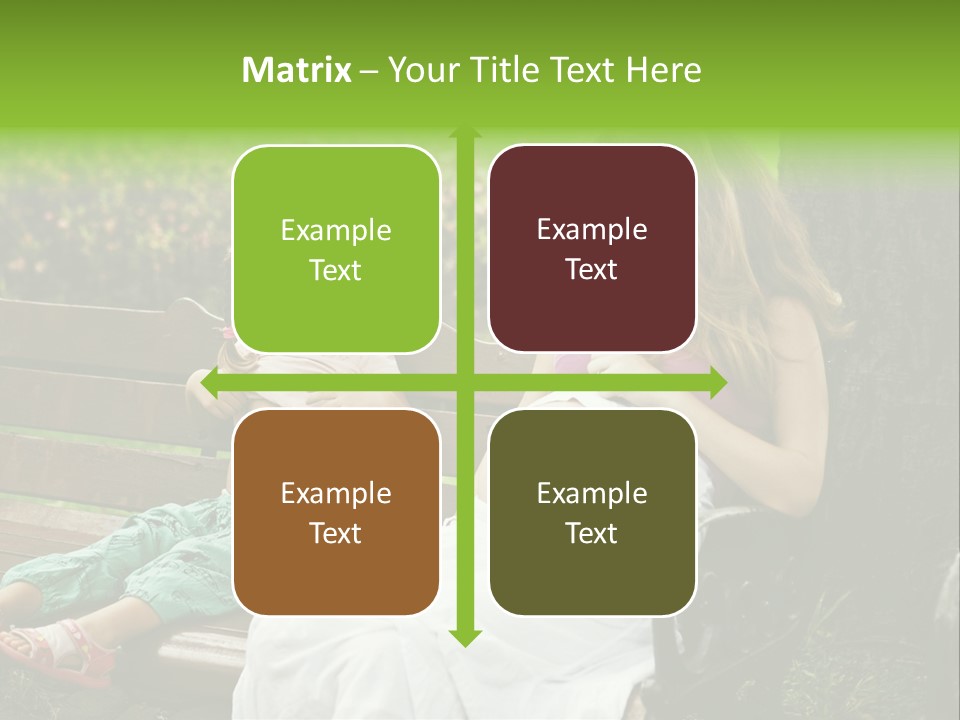 People Cheerful Woman PowerPoint Template