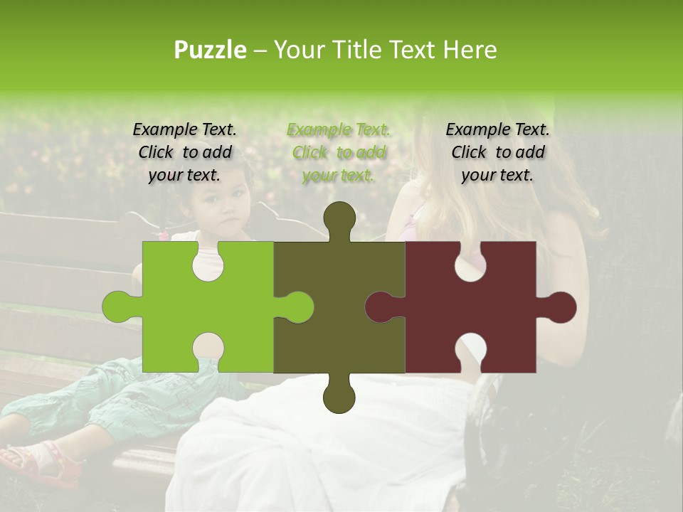 People Cheerful Woman PowerPoint Template