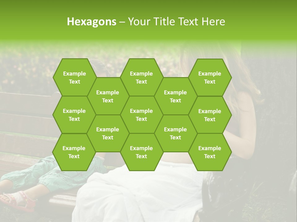 People Cheerful Woman PowerPoint Template