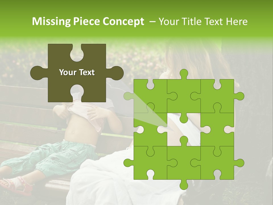 People Cheerful Woman PowerPoint Template