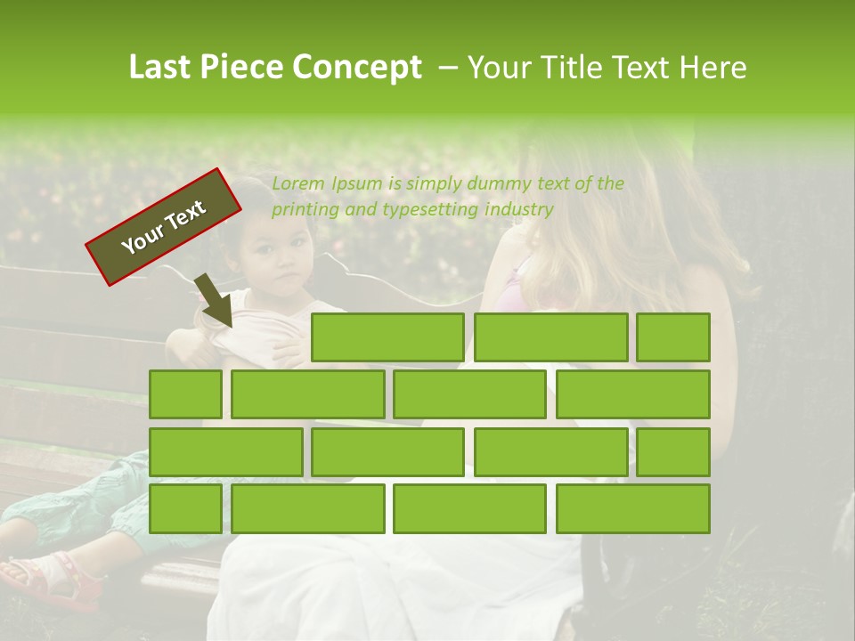 People Cheerful Woman PowerPoint Template