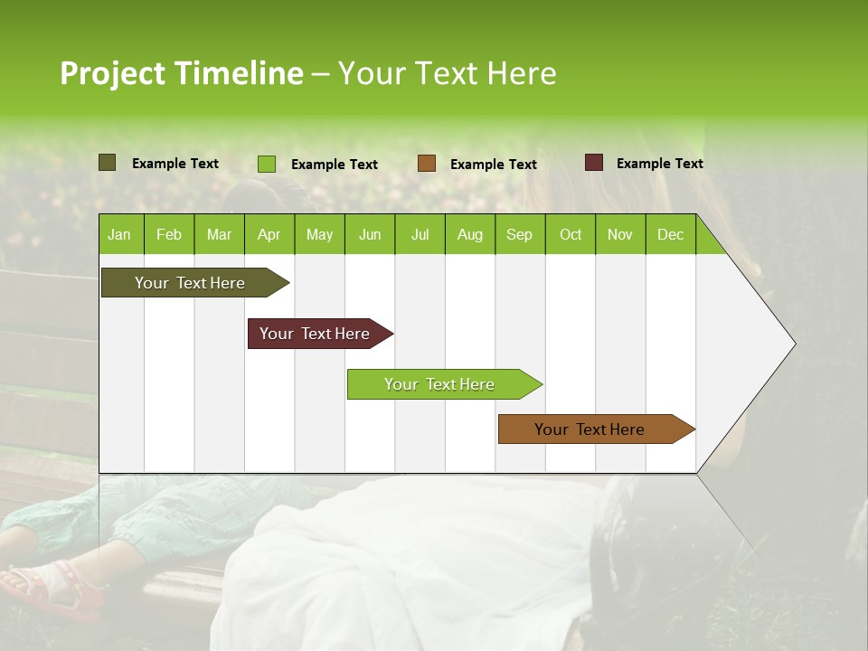 People Cheerful Woman PowerPoint Template