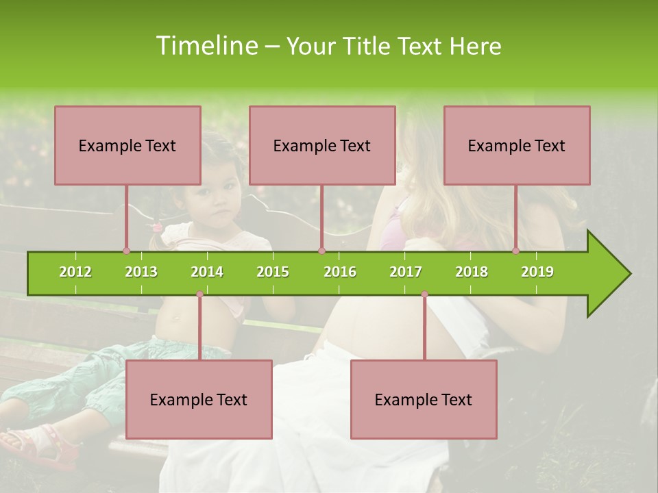People Cheerful Woman PowerPoint Template