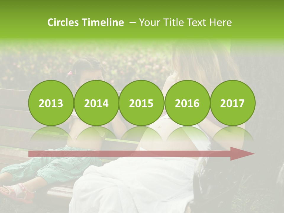 People Cheerful Woman PowerPoint Template