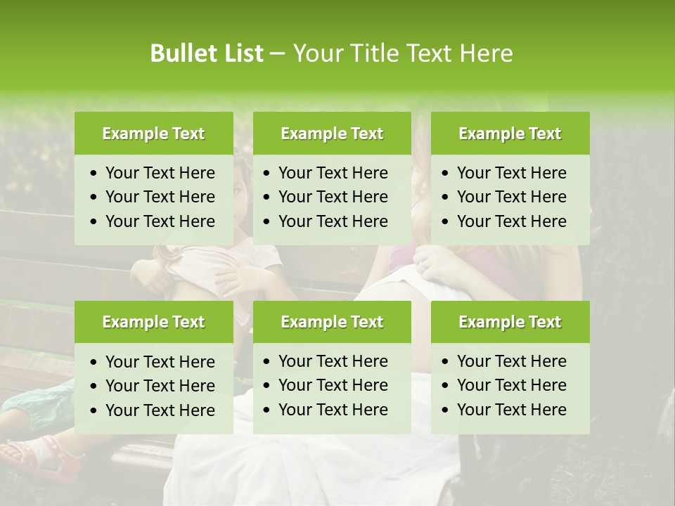 People Cheerful Woman PowerPoint Template