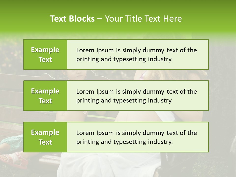 People Cheerful Woman PowerPoint Template