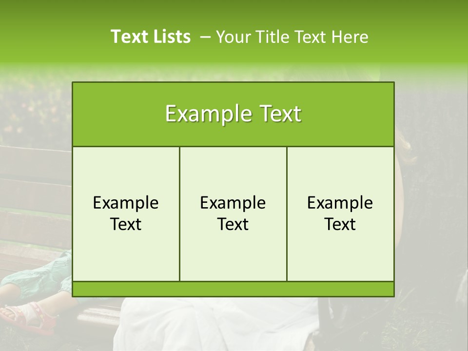 People Cheerful Woman PowerPoint Template