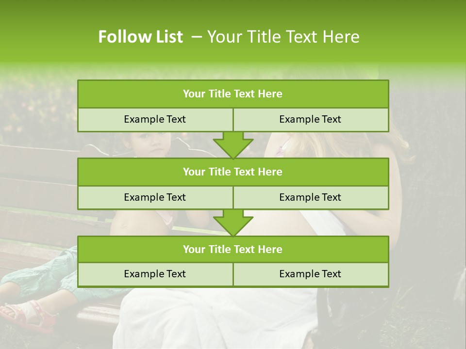 People Cheerful Woman PowerPoint Template