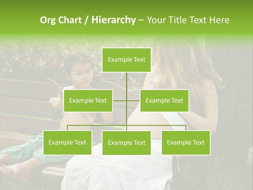 People Cheerful Woman PowerPoint Template