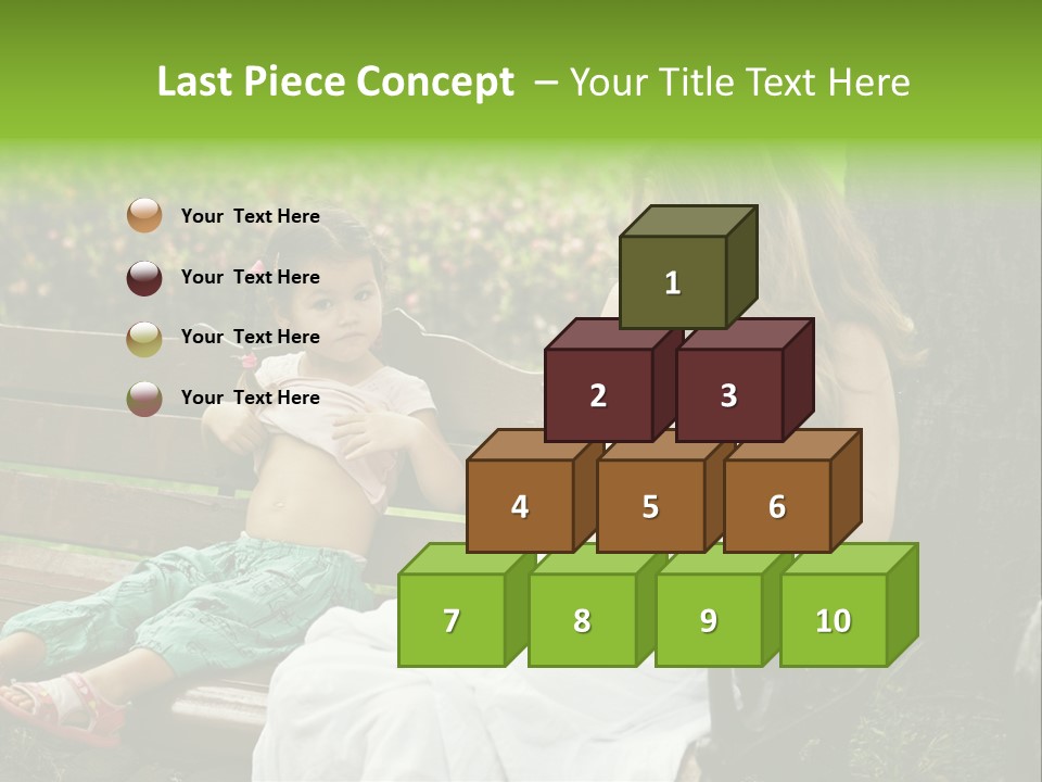 People Cheerful Woman PowerPoint Template