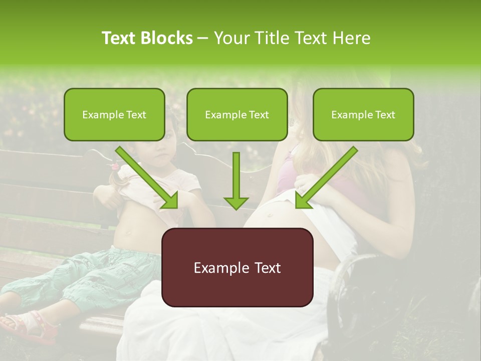 People Cheerful Woman PowerPoint Template