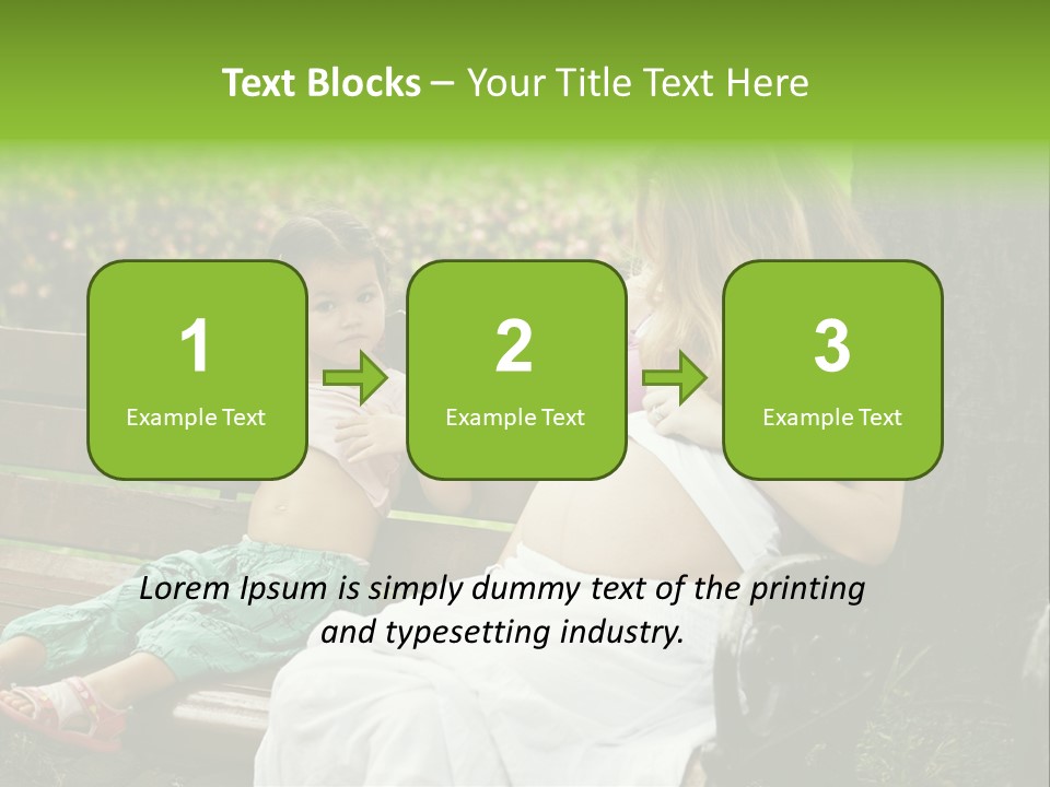 People Cheerful Woman PowerPoint Template