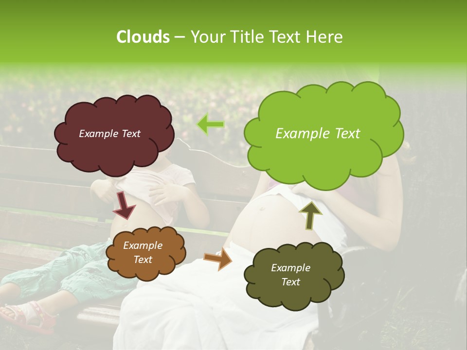 People Cheerful Woman PowerPoint Template