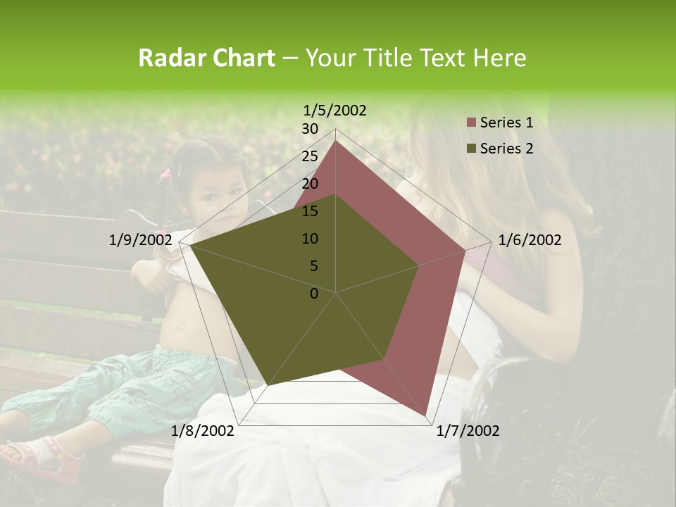 People Cheerful Woman PowerPoint Template