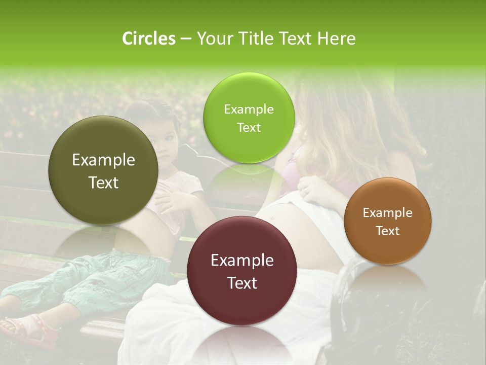 People Cheerful Woman PowerPoint Template