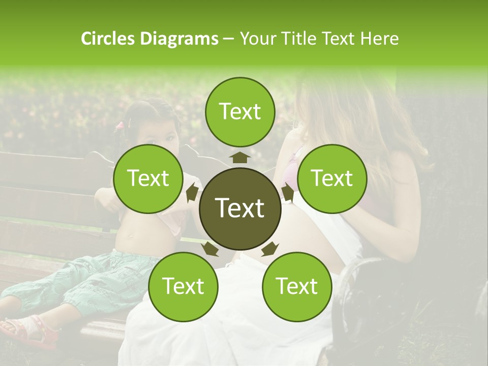 People Cheerful Woman PowerPoint Template