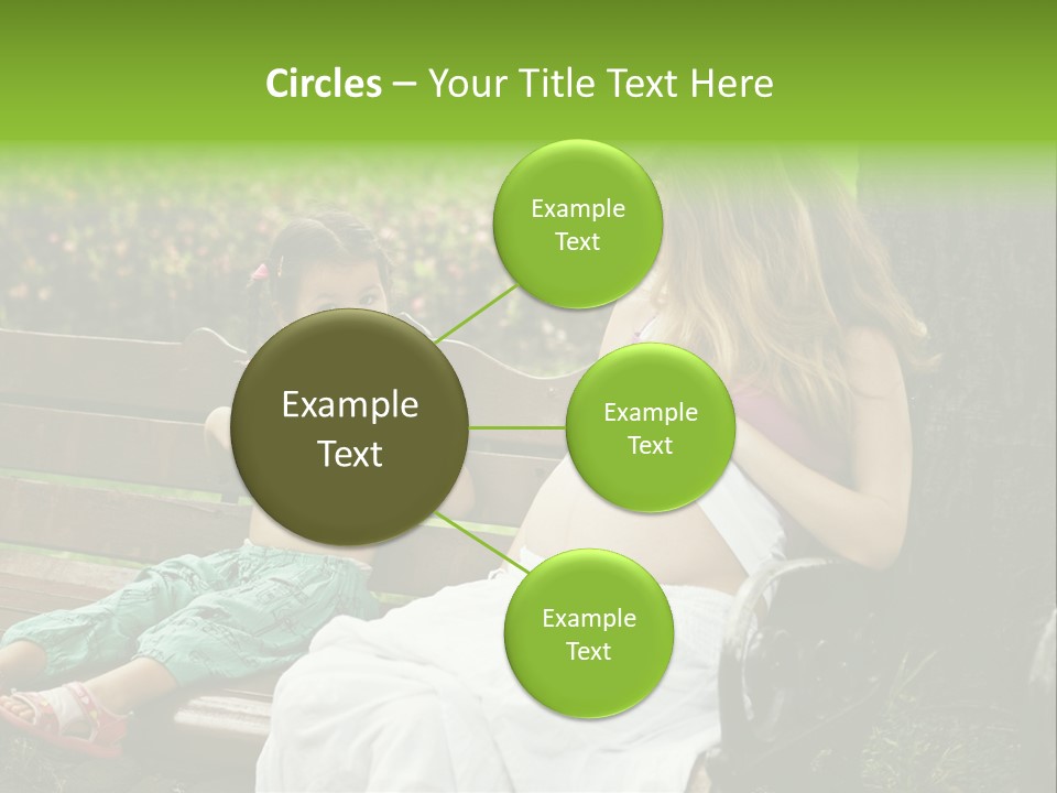 People Cheerful Woman PowerPoint Template