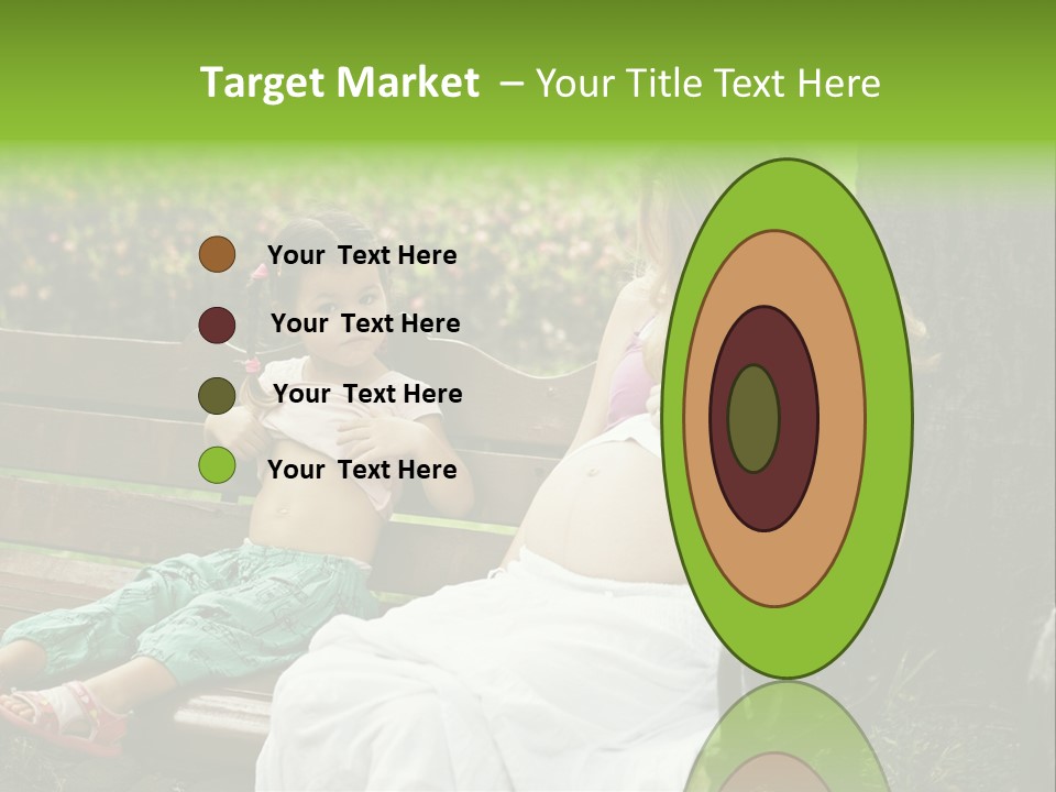 People Cheerful Woman PowerPoint Template