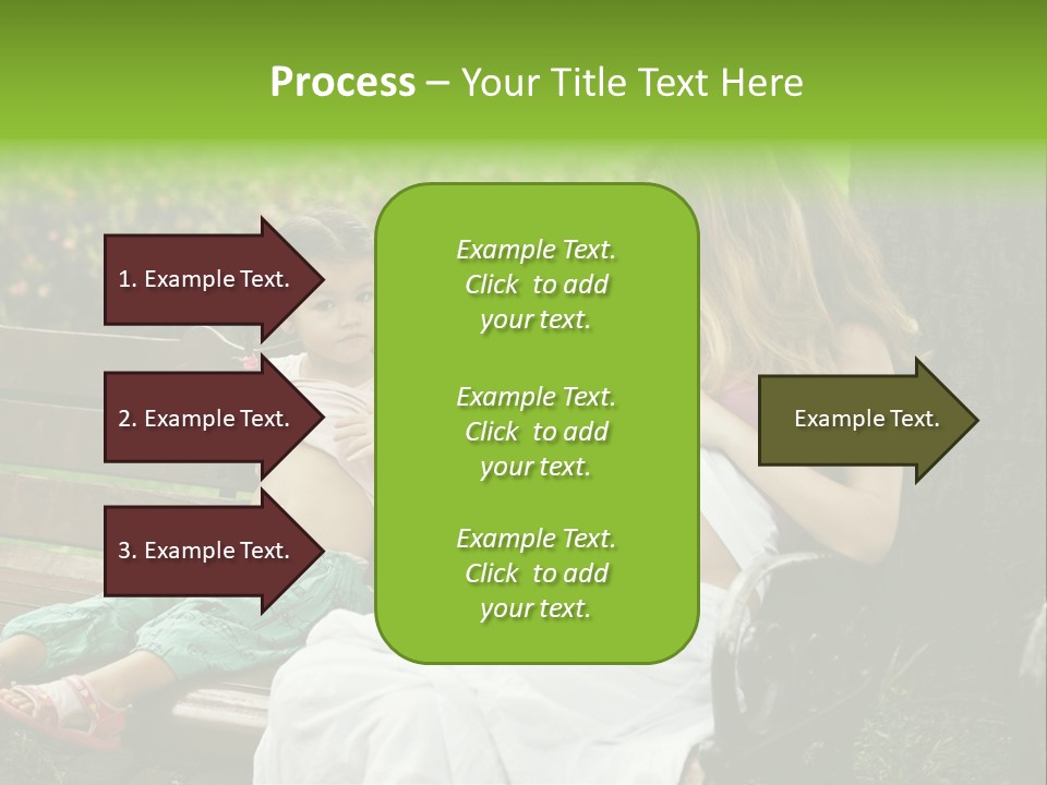 People Cheerful Woman PowerPoint Template