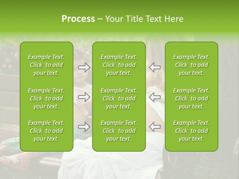People Cheerful Woman PowerPoint Template