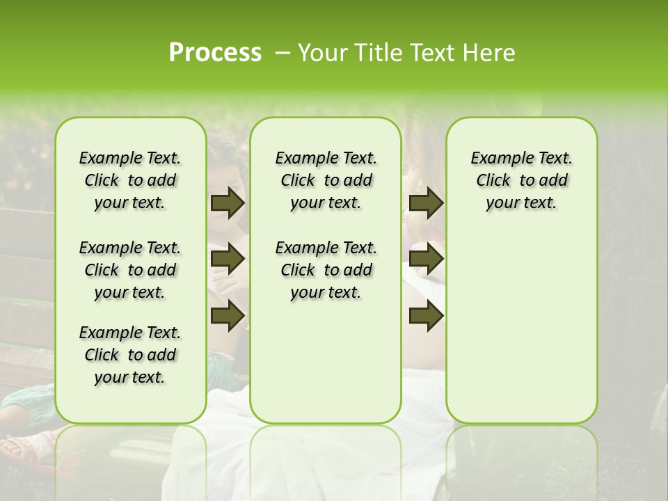People Cheerful Woman PowerPoint Template