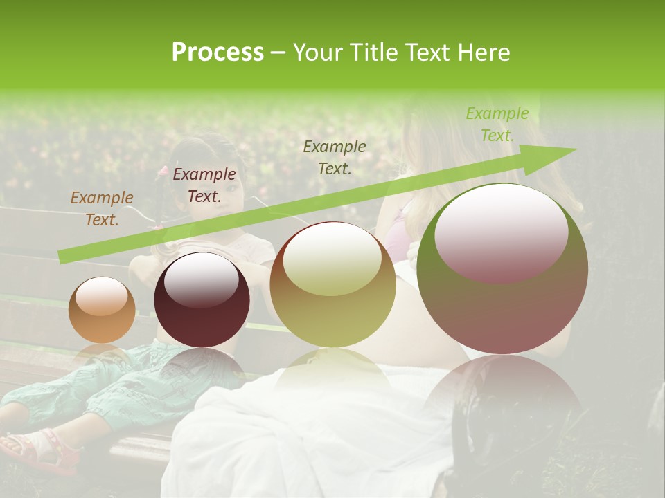 People Cheerful Woman PowerPoint Template