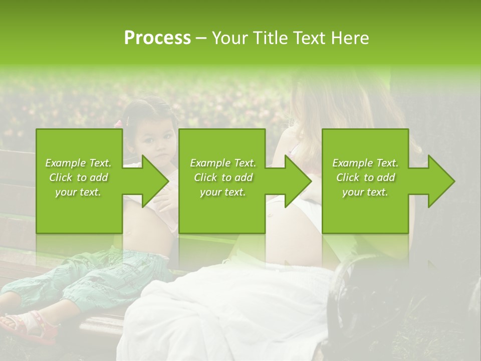 People Cheerful Woman PowerPoint Template