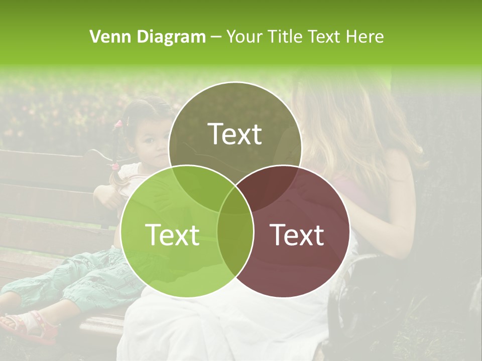 People Cheerful Woman PowerPoint Template