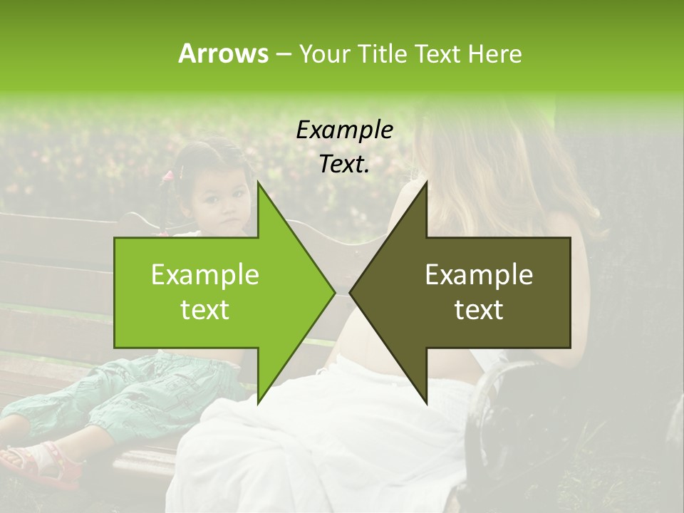 People Cheerful Woman PowerPoint Template