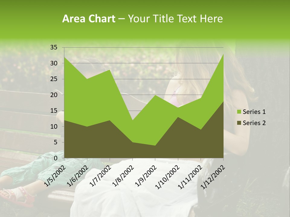 People Cheerful Woman PowerPoint Template